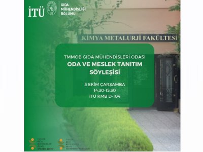 İTÜ ODA VE MESLEK TANITIM SÖYLEŞİSİ