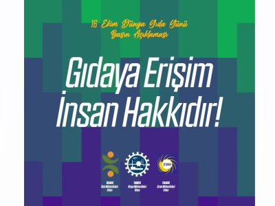 GIDAYA ERİŞİM İNSAN HAKKIDIR KİMSE GERİDE KALMAMALI 
