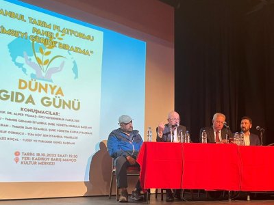 DÜNYA GIDA GÜNÜ ETKİNLİKLERİ KAPSAMINDA KİMSEYİ GERİDE BIRAKMA KONULU PANELİMİZİ GERÇEKLEŞTİRDİK