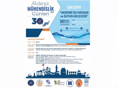 AKDENİZ SU HAVZALARI VE SUYUN GELECEĞİ ÇALIŞTAYI