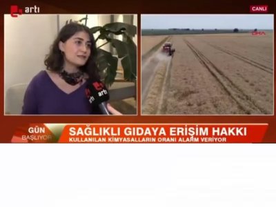 ARTI TV GÜVENİLİR GIDAYA ERİŞİMYÖNETİM KURULU SAYMAN ÜYEMİZ ZELAL KAL RÖPORTAJ