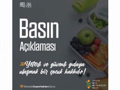 BASIN AÇIKLAMASI 10 ARALIK DÜNYA İNSAN HAKLARI GÜNÜ

