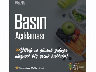 BASIN AÇIKLAMASI 10 ARALIK DÜNYA İNSAN HAKLARI GÜNÜ