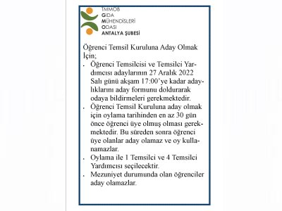 ÖĞRENCİ TEMSİL KURULU SEÇİMİ