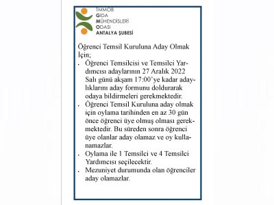 AKDENİZ ÜNİVERSİTESİ ÖĞRENCİ TEMSİL KURULU SEÇİMİ