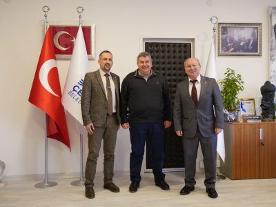 ÇEŞME BELEDİYE BAŞKANI EKREM ORAN`I ZİYARET ETTİK