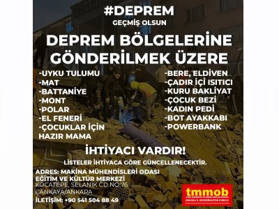 ACI BİR GÜNE UYANDIK TÜM YURTTAŞLARIMIZ İÇİN BAŞSAĞLIĞI VE SAĞLIK DİLEKLERİMİZİ İLETİYORUZ