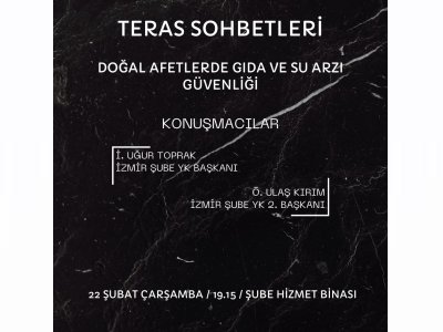 TERAS SOHBETLERİ