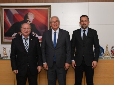 KARABAĞLAR BELEDİYE BAŞKANI MUHİTTİN SELVİTOPU`NU ZİYARET ETTİK