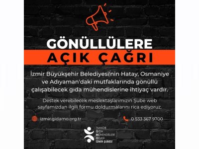 GÖNÜLLÜLERE AÇIK ÇAĞRI