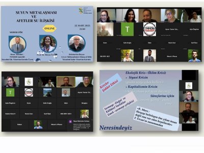 22 MART DÜNYA SU GÜNÜSUYUN METALAŞMASI VE AFETLER SU İLİŞKİSİ SÖYLEŞİSİ GERÇEKLEŞTİRDİK