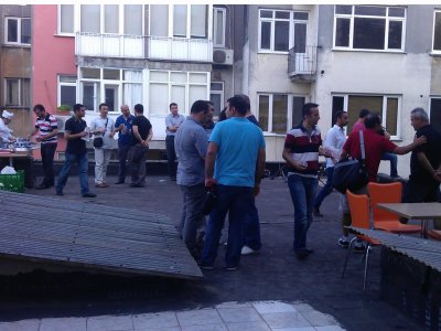 GENEL ÜYE TOPLANTISI ARDINDAN MANGALDA SUCUK EKMEK 