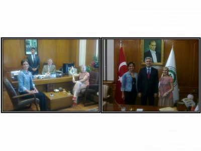 ÇUKUROVA ÜNİVERSİTESİ REKTÖRLÜK ZİYARETİ