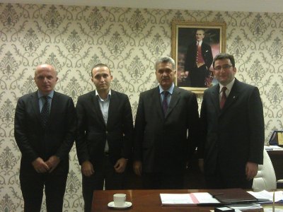 AHMET KAVAK VE SELMAN AYAZ MAKAMINDA ZİYARET EDİLDİ