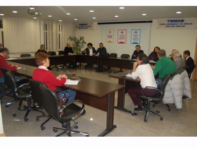 TMMOB ODA SEKRETERYAZMAN ÜYELERİ ORTAK TOPLANTISINA KATILDIK