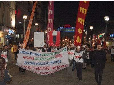 TMMOB YASASI DEĞİŞİKLİĞİNE KARŞI MİLLETVEKİLLERİNE YENİ YIL KARTI POSTALANDI
