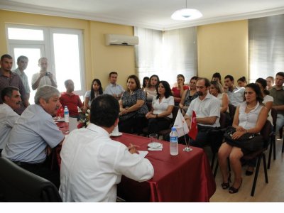 ANTALYA BÜYÜKŞEHİR BELEDİYE BAŞKANI SAYIN PROF DR MUSTAFA AKAYDIN ODAMIZI ZİYARET ETMİŞTİR