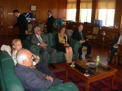 ÇUKUROVA ÜNİVERSİTESİ REKTÖRÜ VE ZİRAAT FAKÜLTESİ DEKANINI ZİYARET ETTİK
