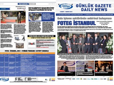YÖNETİM KURULU BAŞKANIMIZ FOTEG İSTANBUL 2013 FUARI AÇILIŞINA KATILDI
