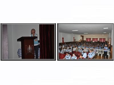 17042013 TARİHİNDE ŞUBE BAŞKANIMIZ DOÇ DR IŞIL VAR POLİS OKULU’NDA8220;BİLİNÇLİ GIDA TÜKETİMİ” KONUSUNDA SEMİNER VERDİ