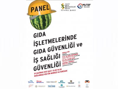 PANEL:
GIDA İŞLETMELERİNDE GIDA GÜVENLİĞİ VE İŞ SAĞLIĞI GÜVENLİĞİ
