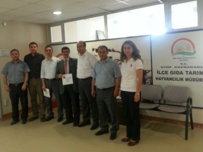 EYÜP İLÇE GIDA TARIM VE HAYVANCILIK MÜDÜRLÜĞÜ`NÜ ZİYARET ETTİK