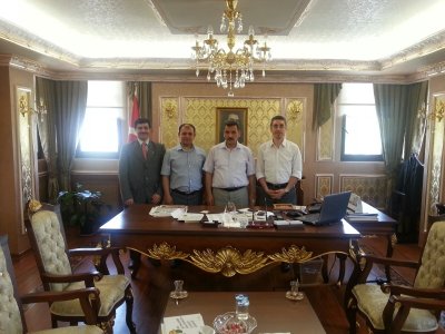 EYÜP KAYMAKAMI`NI ZİYARET ETTİK