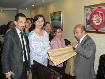 GIDA TARIM VE HAYVANCILIK BAKAN YARDIMCISI İLE GÖRÜŞTÜK
BAKANLIK ÖNÜNDE BASIN AÇIKLAMASI YAPTIK
