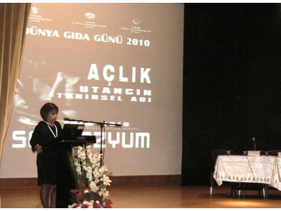 DÜNYA GIDA GÜNÜ SEMPOZYUMUNU GERÇEKLEŞTİRDİK