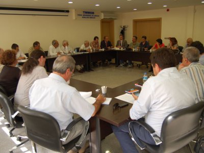 TMMOB YÖNETİM KURULUODA BAŞKANLARI TOPLANTISI YAPILDI