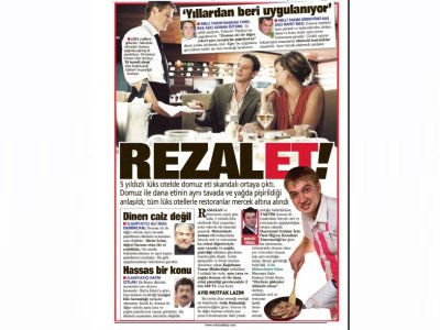 TAKVİM GAZETESİTAVADA PANİK