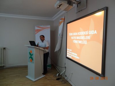 GIDA KATKI MADDELERİ YÖNETMELİĞİ SEMİNERİMİZİ GERÇEKLEŞTİRDİK