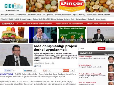 GIDA VİTRİNİGIDA DANIŞMANLIĞI PROJESİ DERHAL UYGULANMALI