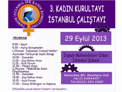 KADIN KURULTAYI İSTANBUL YEREL ÇALIŞTAYI