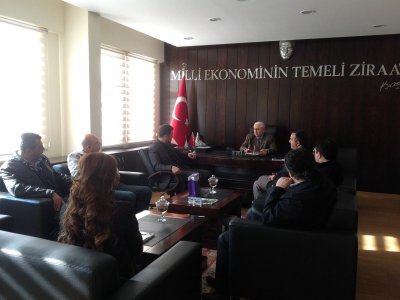 GIDA TARIM VE HAYVANCILIK İL MÜDÜRÜ`NÜ ZİYARET ETTİK
