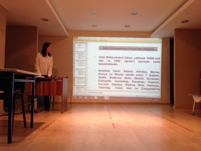 KARTAL KIZ MESLEK LİSESİ`NDE ODA TANITIMI VE MESLEKİ SÖYLEŞİ GERÇEKLEŞTİRİLMİŞTİR