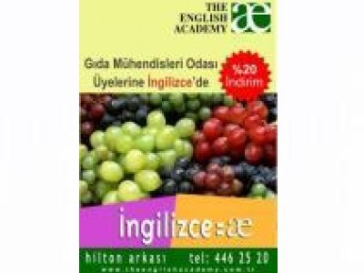 THE ENGLISH ACADEMYDEN ÜYELERİMİZE İNDİRİM