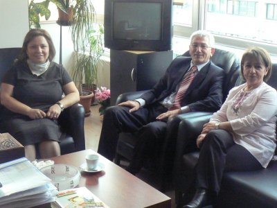 TÜRKİYE ARI YETİŞTİRİCİLERİ MERKEZ BİRLİĞİ BAŞKANI ODAMIZI ZİYARET ETTİ