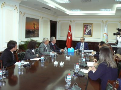 GIDA TARIM VE HAYVANCILIK BAKANI DRMMEHDİ EKER İLE MAKAMINDA GÖRÜŞTÜK