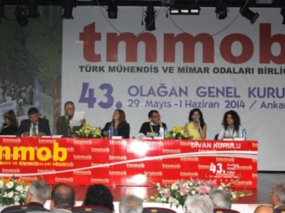 TMMOB GENEL KURULUNA KATILDIK