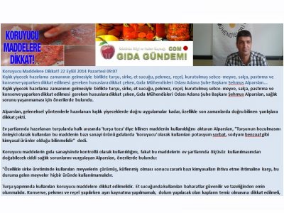 KIŞLIK GIDA HAZIRLARKEN SAĞLIĞINIZDAN OLMAYIN