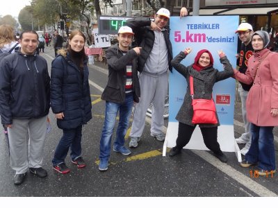 36 VODAFONE İSTANBUL MARATONUHALK YÜRÜYÜŞÜ NE KATILDIK