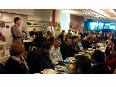 ÜYELERİMİZLE AKŞAM YEMEĞİNDE BULUŞTUK