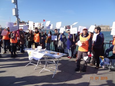 11 OCAK 2015 PAZAR GÜNÜ MESLEĞİMİZ İÇİN KADIKÖY`DEYDİK