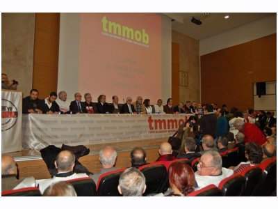 TMMOB YASASI DEĞİŞİKLİĞİNE KARŞI OLAĞANÜSTÜ GENEL KURUL TOPLANDI