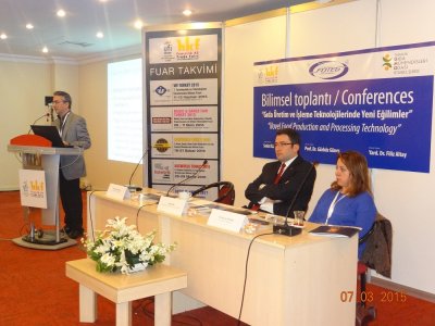 GIDA ÜRETİM VE İŞLEME TEKNOLOJİLERİNDE YENİ EĞİLİMLER KONULU BİLİMSEL TOPLANTI GERÇEKLEŞTİRİLDİ