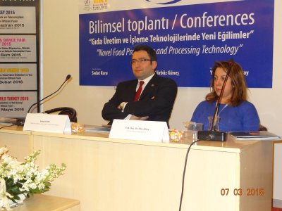GIDA ÜRETİM VE İŞLEME TEKNOLOJİLERİNDE YENİ EĞİLİMLER KONULU BİLİMSEL TOPLANTI GERÇEKLEŞTİRİLDİ