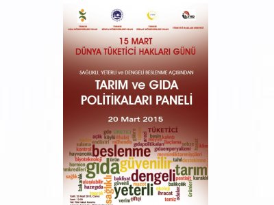 SAĞLIKLI YETERLİ VE DENGELİ BESLENME AÇISINDAN TARIM VE GIDA POLİTİKALARI PANELİ