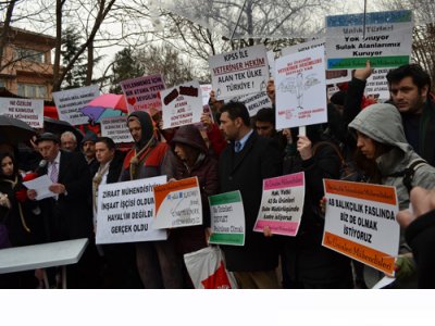 ATAMA BEKLEYEN MÜHENDİSLERİN YAPTIĞI BASIN AÇIKLAMASI`NA DESTEK VERDİK