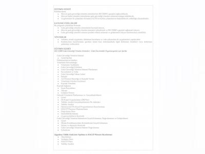 ISO22000&İÇ TETKİKÇİ EĞİTİMİ 45 NİSAN 2015
